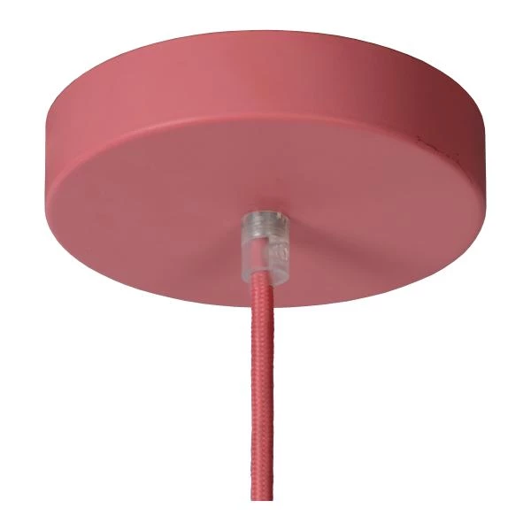 Lucide POLA - Hanglamp Kinderkamer - Ø 15 cm - 1xE27 - Roze - detail 1